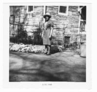 Unidentified Woman Wearing a Hat, circa 1968