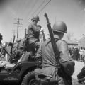 National Guard troops in Selma, Alabama, before the start of the Selma to Montgomery March.