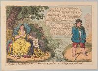 Horrors of the Irish-Union, botheration of poor Pat, or, A whisper across the Channel graphic / Js. Gillray inv. &amp; fect.