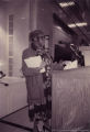 Gwendolyn Brooks at a podium