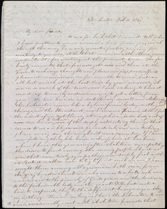 Thumbnail for Letter from Evelina A. S. Smith, Dorchester, [Mass.], to Caroline Weston, Feb. 15, 1846