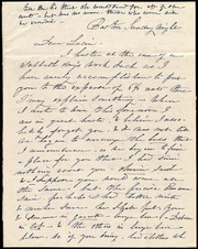 Letter to] Dear Lucia [manuscript