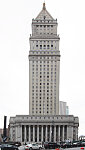 Thurgood Marshall U.S. Courthouse in the financial district of New York City