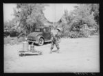 Negro hauling home water. Phoenix, Arizona