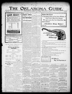 The Oklahoma Guide. (Guthrie, Okla. Terr.), Vol. 15, No. 14, Ed. 1 Thursday, August 31, 1905 The Okla. Guide