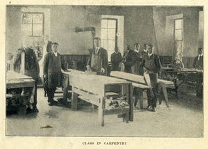 Class in Carpentry, Storer College, Hapers Ferry, W. Va