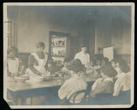 Home Economics Cooking Class, circa 1890