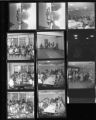 Set of negatives by Clinton Wright including Winfrey's class at Matt Kelley, Thanksgiving dinner, Memphis Convention, and Tony Wright, 1968