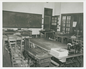 Moton High School Home Economics Sewing Room