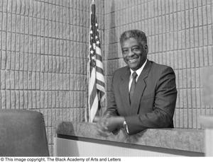 Donald A. Stafford smiling for his portrait