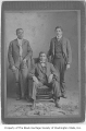 Enos Hazelwood and two other men, Seattle, ca. 1905