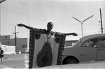 Woman in a long caftan