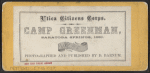 Utica Citizens' Corps, Camp Greenman, Saratoga Springs, 1869