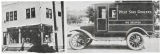 West Side Grocery store and delivery van, northwest corner of Congress and Second Streets, Richland Center, Wisconsin, ca. 1930s.