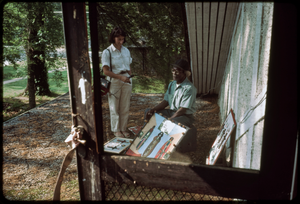 Outsider art: Theodore Hill. Maggie Holtzberg interviewing Theodore Hill with some of his visual art pieces