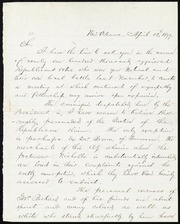 Letter to] Sir [manuscript