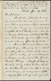 Letter to] Dear Johnson [manuscript