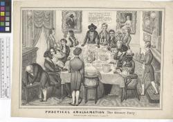 Practical amalgamation (the dinner party) / EWC [signed on stone].