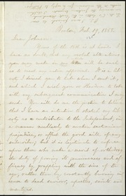 Letter to] Dear Johnson [manuscript