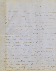 Letter: Centreville, [Alabama?] to Callie [King, 1856?]