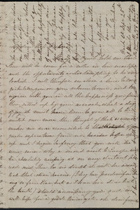 Letter from Emma Michell, Park St., [Bristol, England], to Miss Weston, Sept. 25th, [1852?]