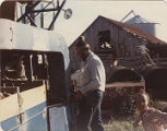 Albert "Peter" Datcher with his daughter, Altonette, on the family farm in Harpersville, Alabama.