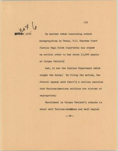 News Script: Desegregation