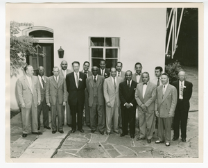 Photograph of the senior officers of Atlanta Life Insurance Company