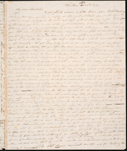 Letter from Charlotte Phelps, Wrentham, to Amos Augustus Phelps, Apr 26th 1834