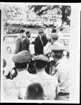 [James Meredith being escorted by Federal Marshals as he arrives on campus of the University of Mississippi]