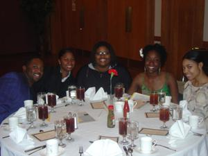 Guests seated at 2005 Black History Month event