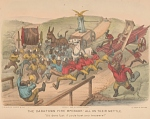 Lithograph, "The Darktown Fire Brigade: All on Their Mettle"
