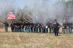 Reenactment of Civil War siege of April 1862, Bridgeport, Alabama