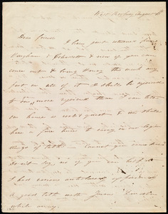 Letter from Eliza Lee Cabot Follen, West Roxbury, [Mass.], to Maria Weston Chapman, August 13th, [1843]