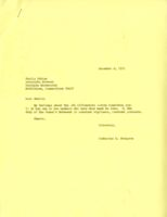 Letter from Catharine Stimpson to Sheila Tobias, December 6, 1971, page 1