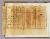 Town 8 South, Range 20 West, Town 8 South, Range 19 West (Berrien County, Michigan, 1829) Michigan and Indiana Border Survey 1828-1835. Manuscript survey maps and notes T. 8 S., R. 19-20 W.