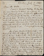 Letter to] Dear Mr. Webb [manuscript