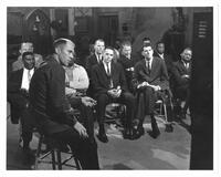 Group Watching Broadcast, circa 1960