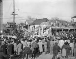 Float in an African American Mardi Gras parade in Mobile, Alabama.