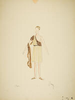 Costume design for Slave (Dido and Aeneas)