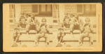 Distinguished southerners, grinding cane. [Children chewing sugar cane on the porch.]