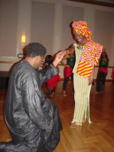 Dance team performance during BHM banquet 2006