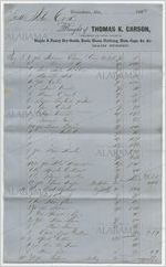 Receipt for payment from John Cocke to Thomas K. Carson, Greensboro, Alabama, January 26, 1859