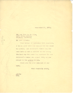 Letter from Crisis to Mr. & Mrs. E. M. Akin