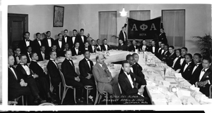 Alpha Phi Alpha fraternity banquet [acetate film photonegative]