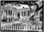 1.  Historic American Buildings Survey, October, 1961 SOUTH ELEVATION. - Eugene Bremond House, 404 West Seventh Street, Austin, Travis County, TX