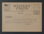 Thumbnail for Editorial Files, 1891-1952 (bulk 1917-1952). Working Editorial Files, 1935-1952. "Calling America" Series, 1939-1948. Locke, Alain, 1946-1947. (Box 193, Folder 1517)