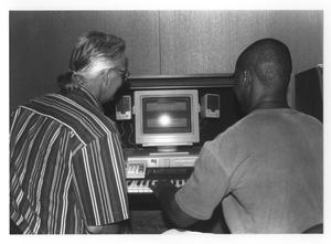 Photograph of Larry P. Metcalf Teaching