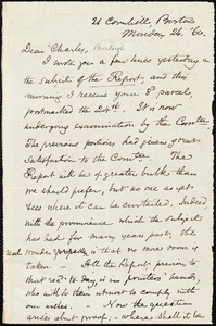 Letter from Samuel May, Jr., Boston, to Charles Calistus Burleigh, Monday [Jan.] 26, '60