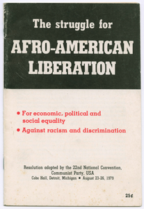 The Struggle for Afro-American Liberation